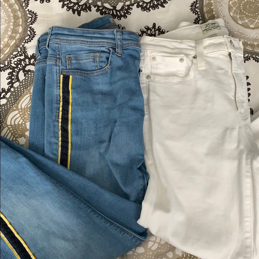 Zara and j.Crew jeans